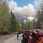 Queda de drone provoca grande incêndio florestal na área de exclusão de Chernobyl