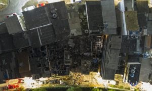 Casas começam a ser demolidas após explosão em São Paulo