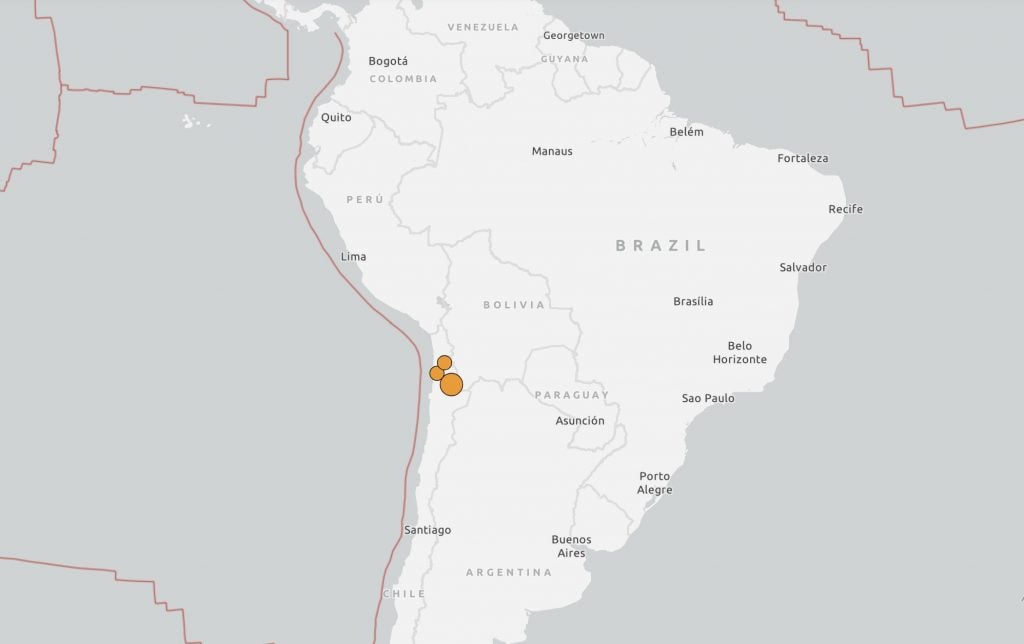 Terremoto de magnitude 6,9 atinge norte do Chile