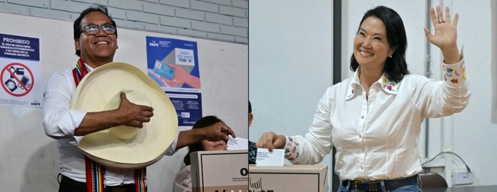 Com mais de 99% das urnas apuradas, Keiko abre 35 mil votos de vantagem sobre Sánchez no Peru
