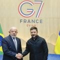 O encontro entre Lula e Zelensky na França