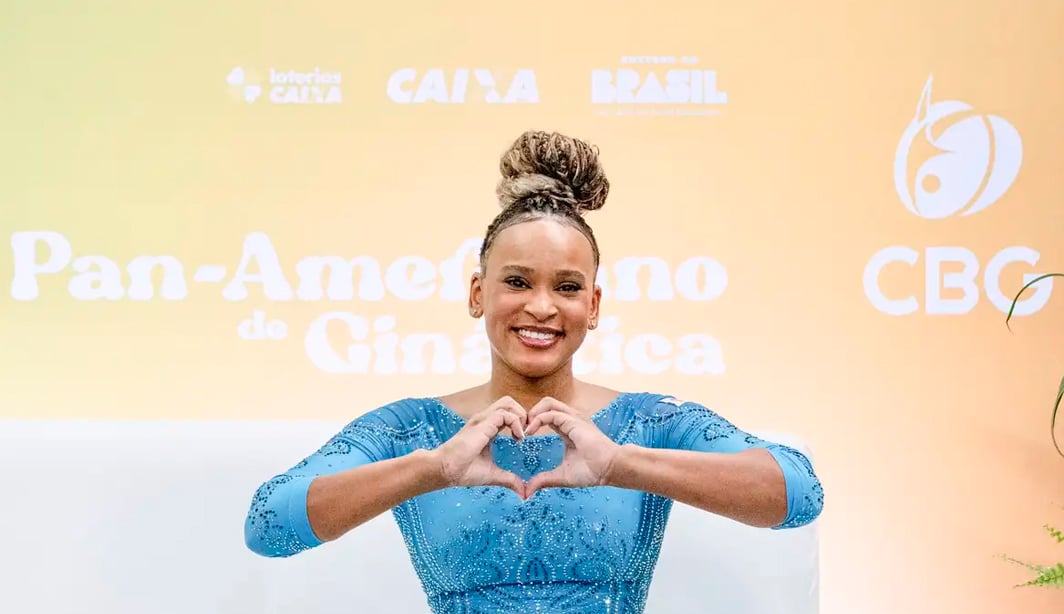 Rebeca Andrade conquista ouro no Pan de Ginástica em seu retorno às competições
