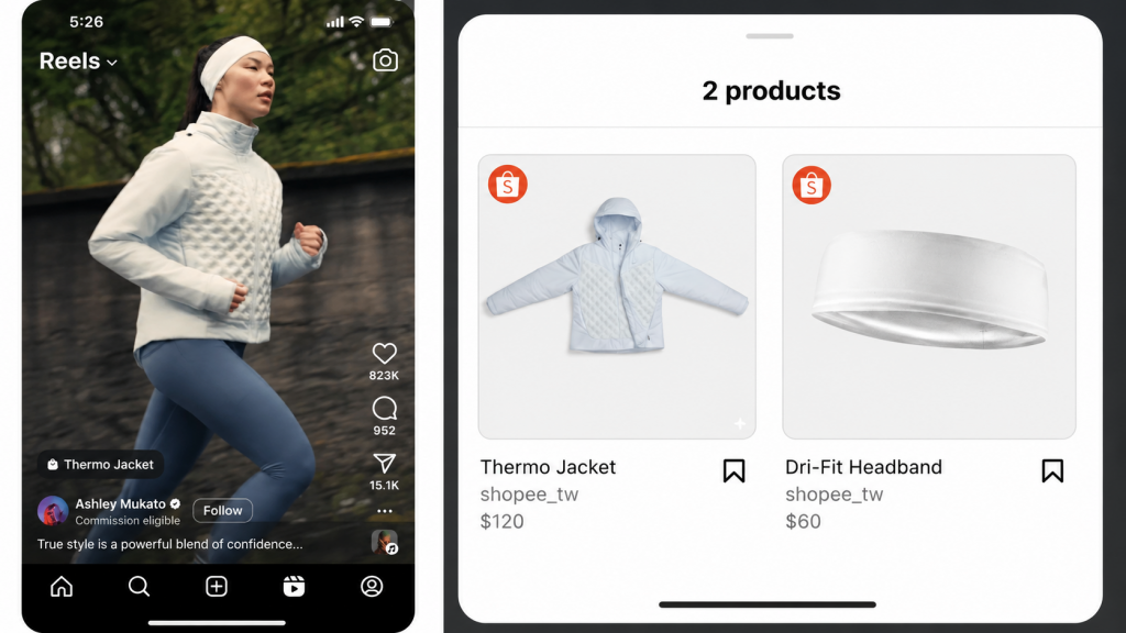 Shopee leva programa de afiliados do Facebook para o Instagram