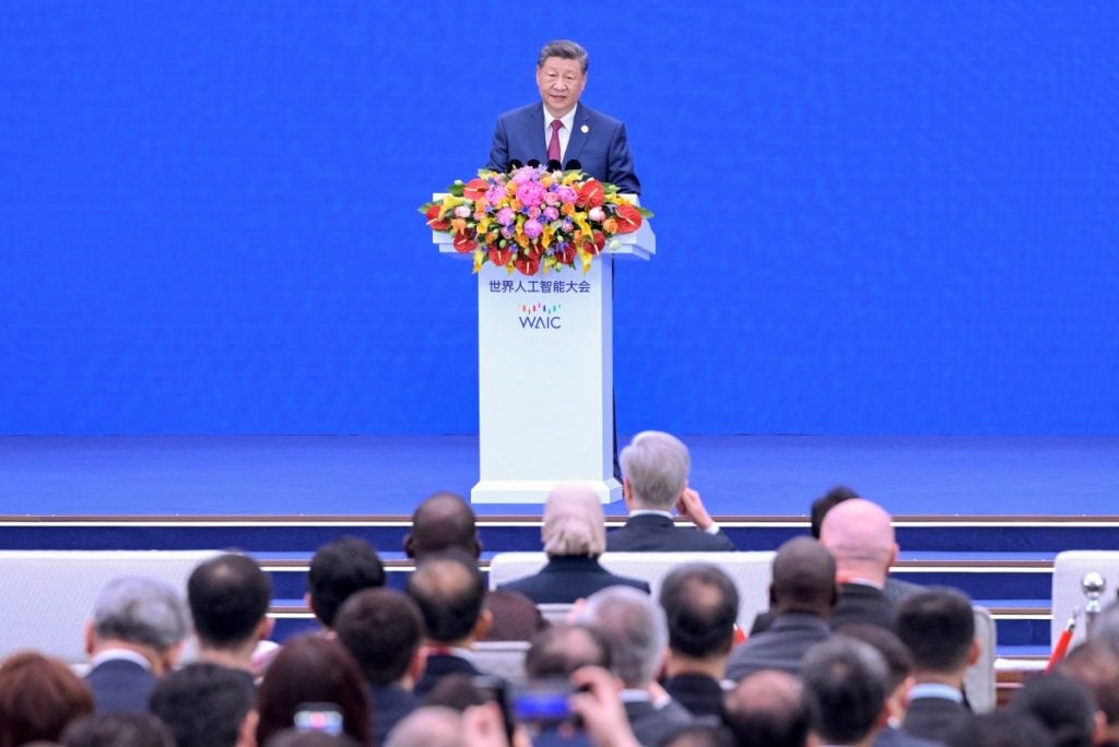 Xi diz que IA não deve ser dominada por um único país e pede cooperação