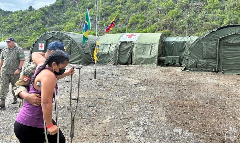 As equipes brasileiras que atuam nas buscas na Venezuela