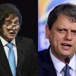 Tarcísio dará a Javier Milei a mais alta honraria do estado de São Paulo