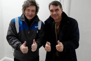 Milei diz que virá ao Brasil para lançamento da candidatura de Flávio Bolsonaro