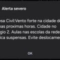 Rio tem aulas canceladas após novo alerta de ventania