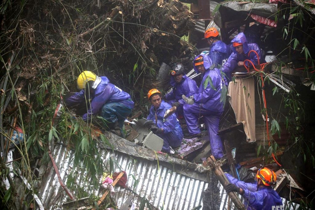 Chuvas provocam 13 mortes nas Filipinas