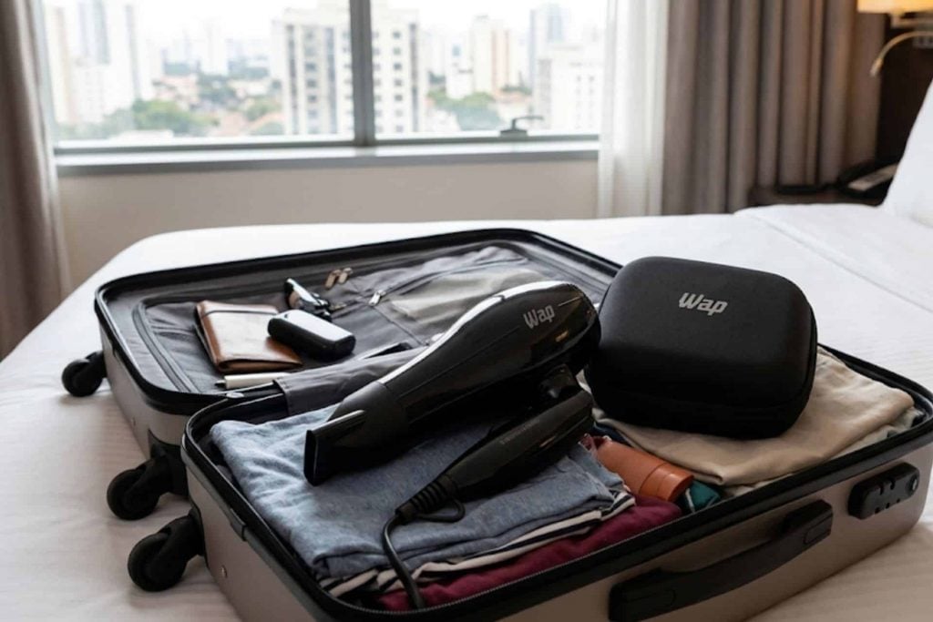 O melhor secador de viagem cabe na mala? Veja o que faz diferença