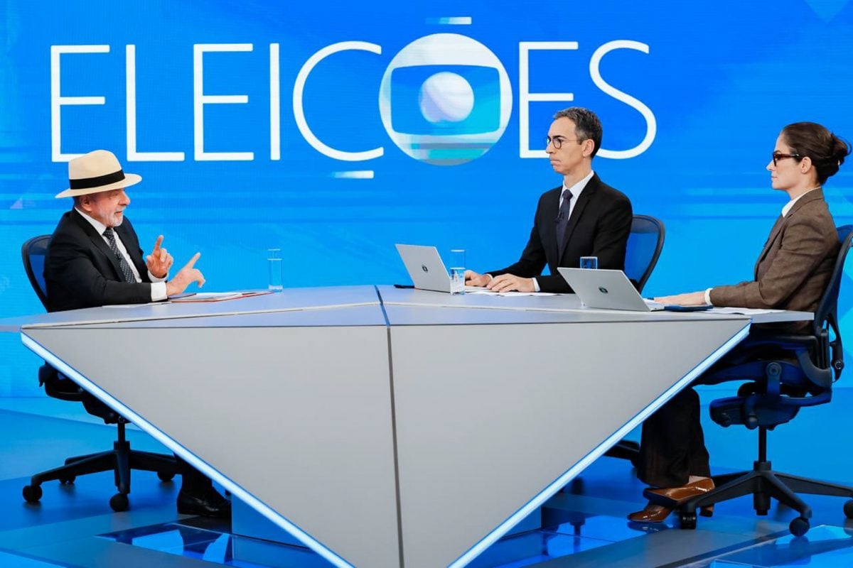 O velho padrão Globo de entrevistar Lula - QTU Questões do Universo