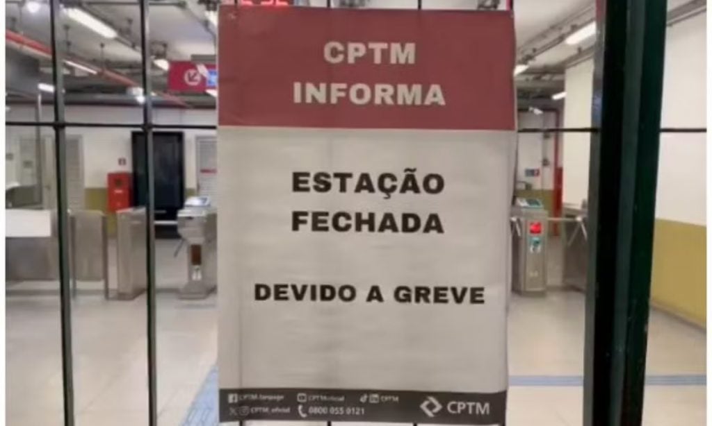 Veja a situação dos trens da CPTM após a greve iniciada nesta terça-feira
