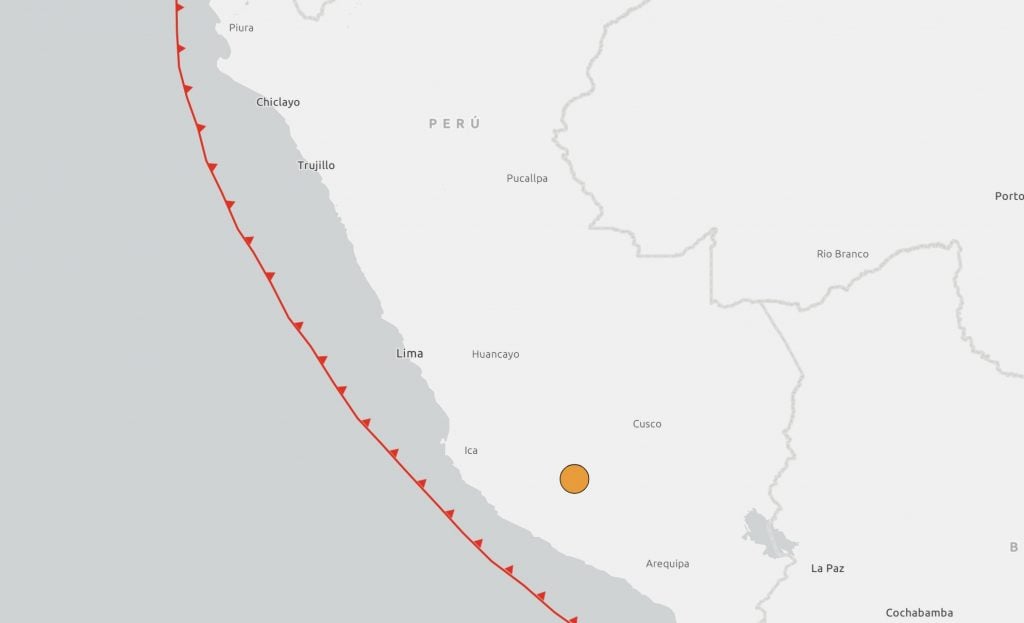 Terremoto de magnitude 6,7 atinge regiões no sul do Peru