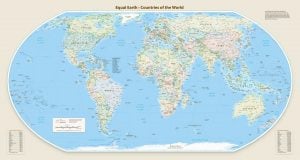 ONU aprova uso do mapa-múndi mais fiel ao tamanho dos continentes