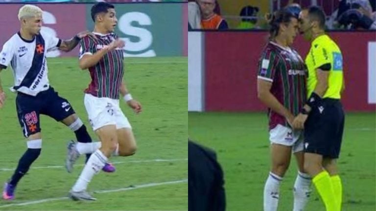 Momentos polêmicos em Fluminense x Vasco (Foto: Reprodução/Fluminense FC)