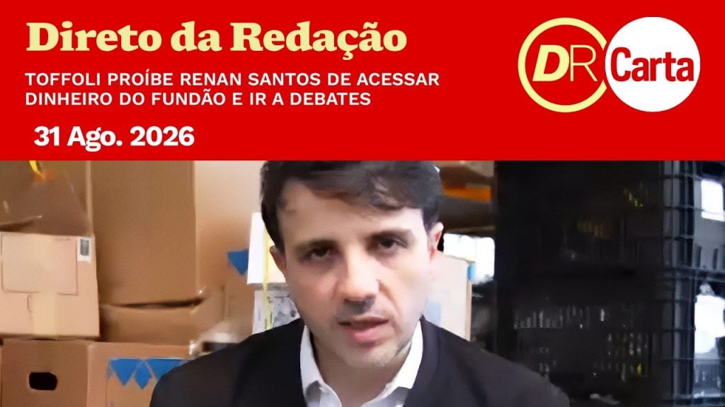 Toffoli fecha o cerco a Renan Santos em meio à rearrumação da direita
